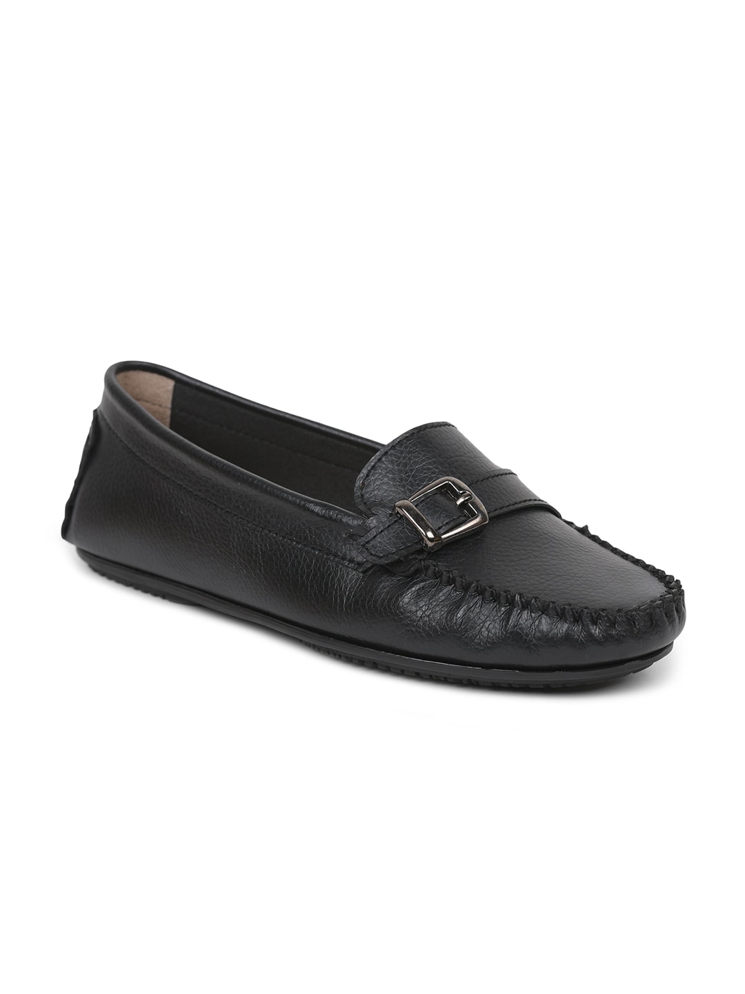 Liberty Women Black Loafers Price in India