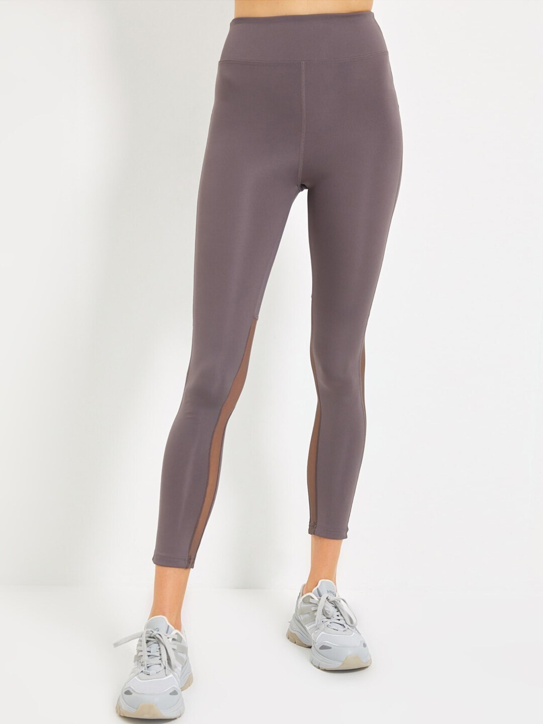 Trendyol Women Brown Solid Tights Price in India