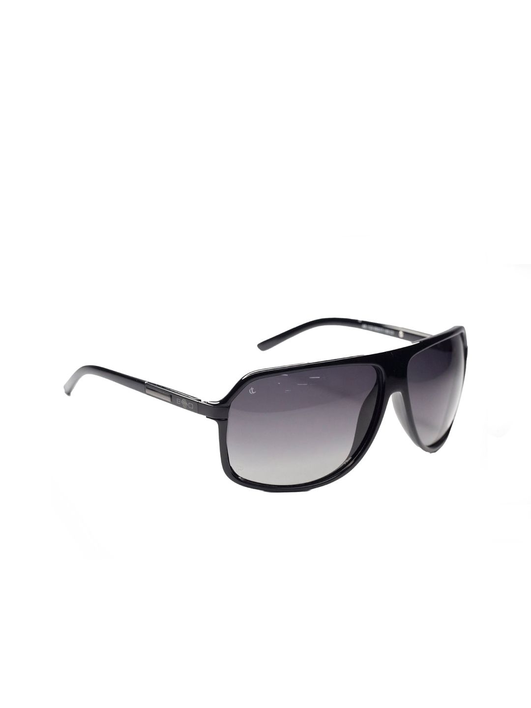 CHARLES LONDON Unisex Grey Lens & Black Sunglasses with UV Protected Lens AB 1122 C3 63 S Price in India