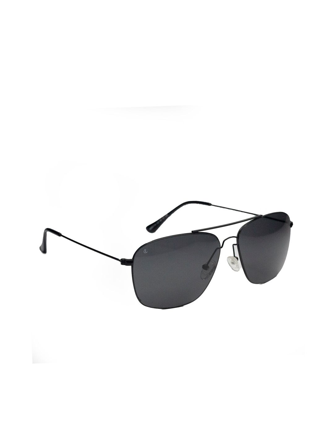 CHARLES LONDON Unisex Grey Lens & Black Square Sunglasses MR 9114 C2 60 S Price in India