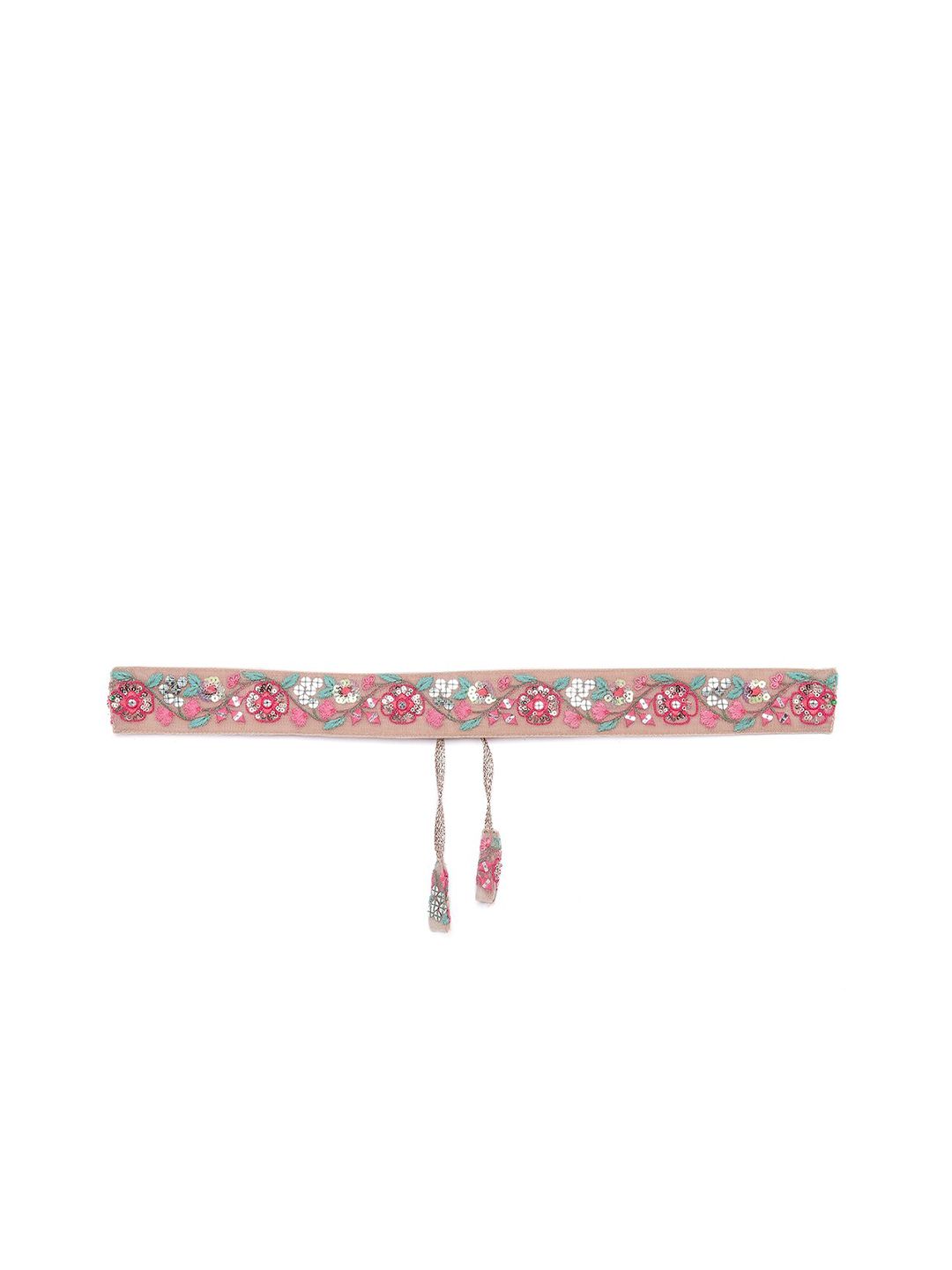 Athena Women Pink Embellished Ethnic Belt Price in India