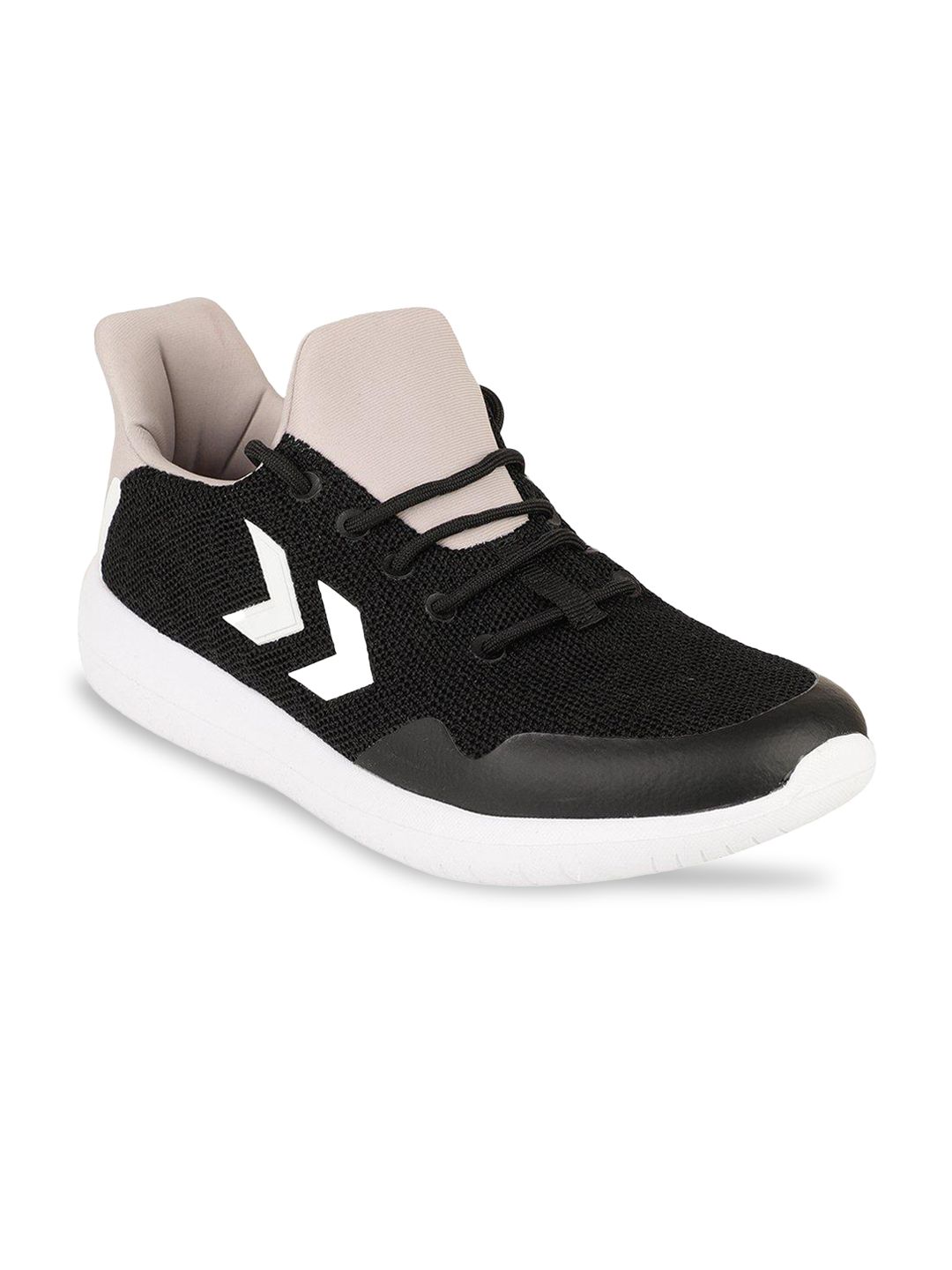 hummel Unisex Black & Beige Training or Gym Non-Marking Actus Trainer Shoes Price in India