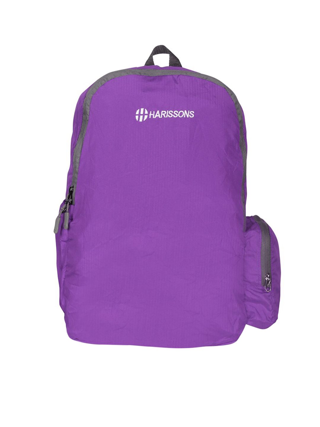 Harissons Unisex Purple & Grey Backpack Price in India