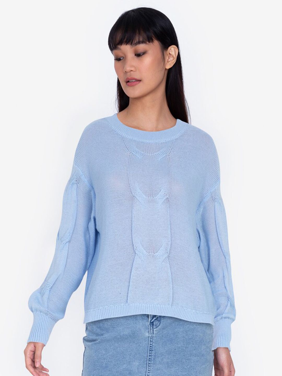 ZALORA BASICS Women Blue Pullover Price in India