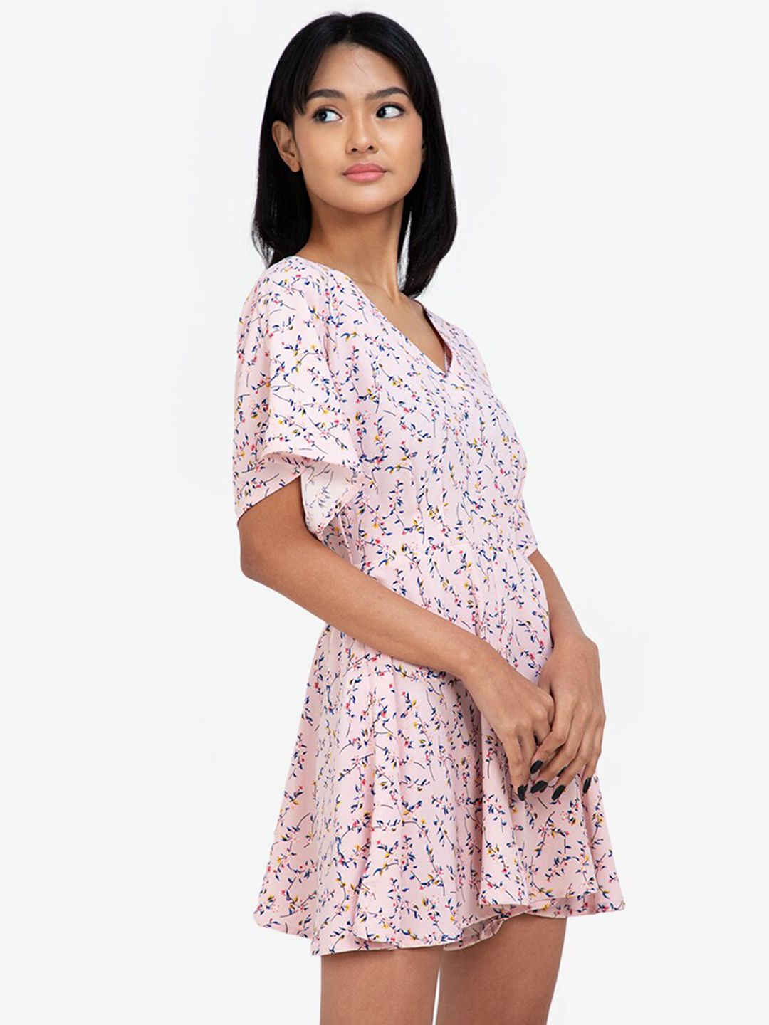 ZALORA BASICS Multicoloured Printed Jumpsuit Price in India