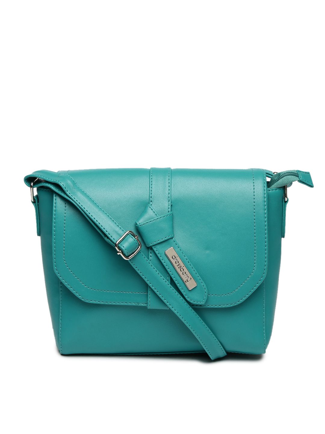 DressBerry Green Sling Bag Price in India