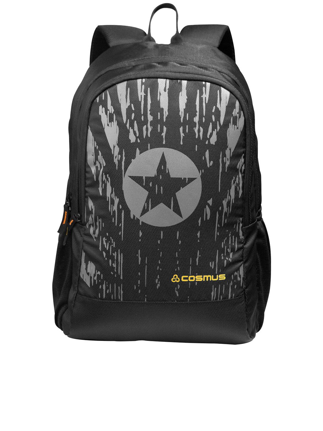 COSMUS Unisex Black & Grey College Backpack Price in India