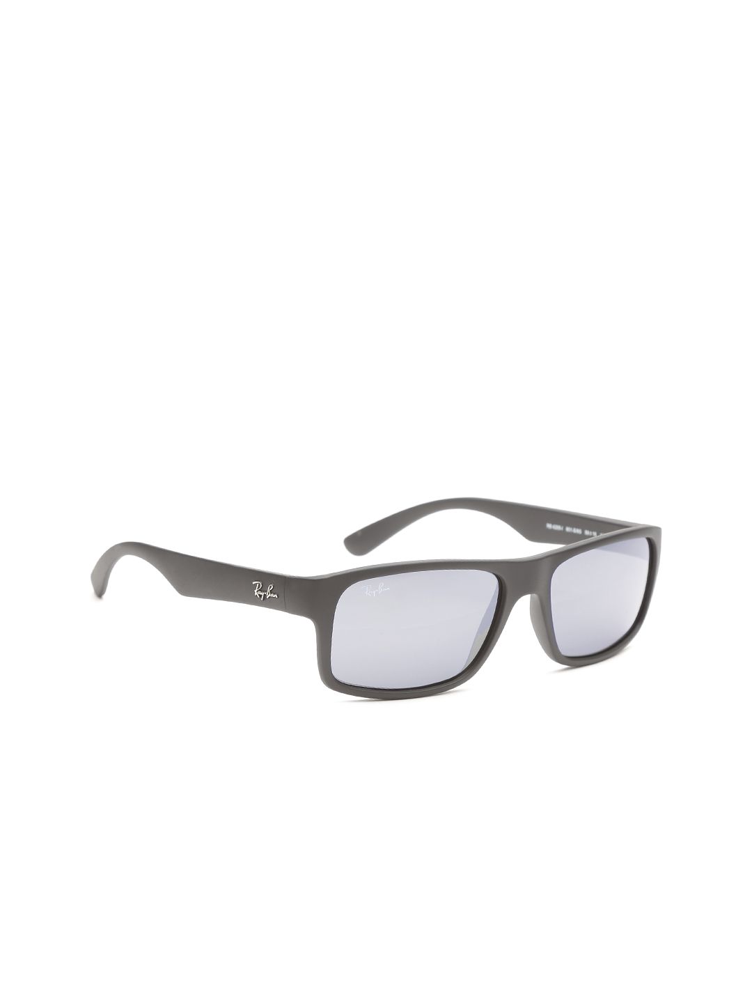 Ray-Ban Unisex UV Protected Grey Lens Rectangle Sunglasses - 0RB4205I601S6G56