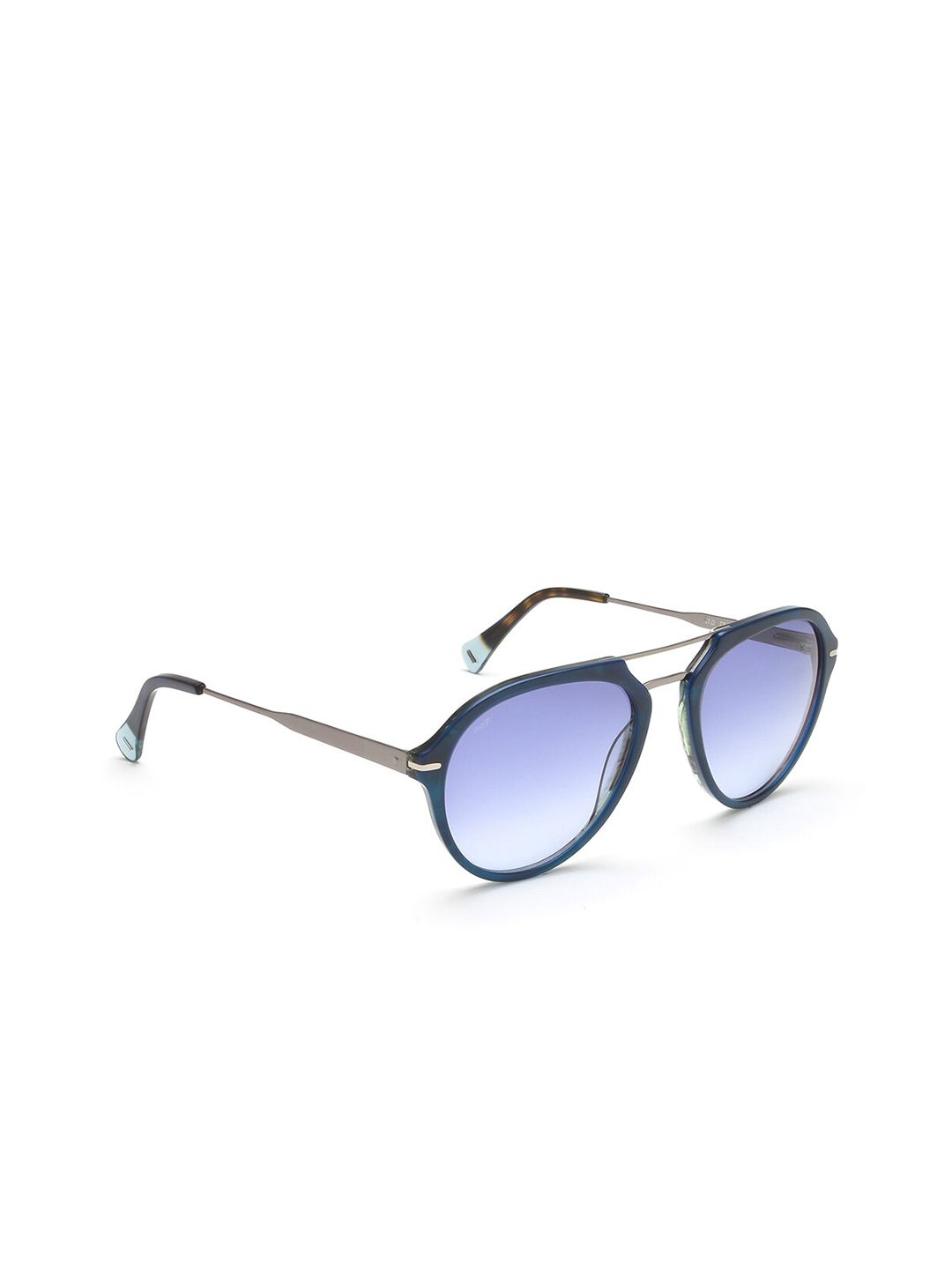 Image Unisex Blue Lens & Blue Aviator Sunglasses IMS722C5SG Price in India