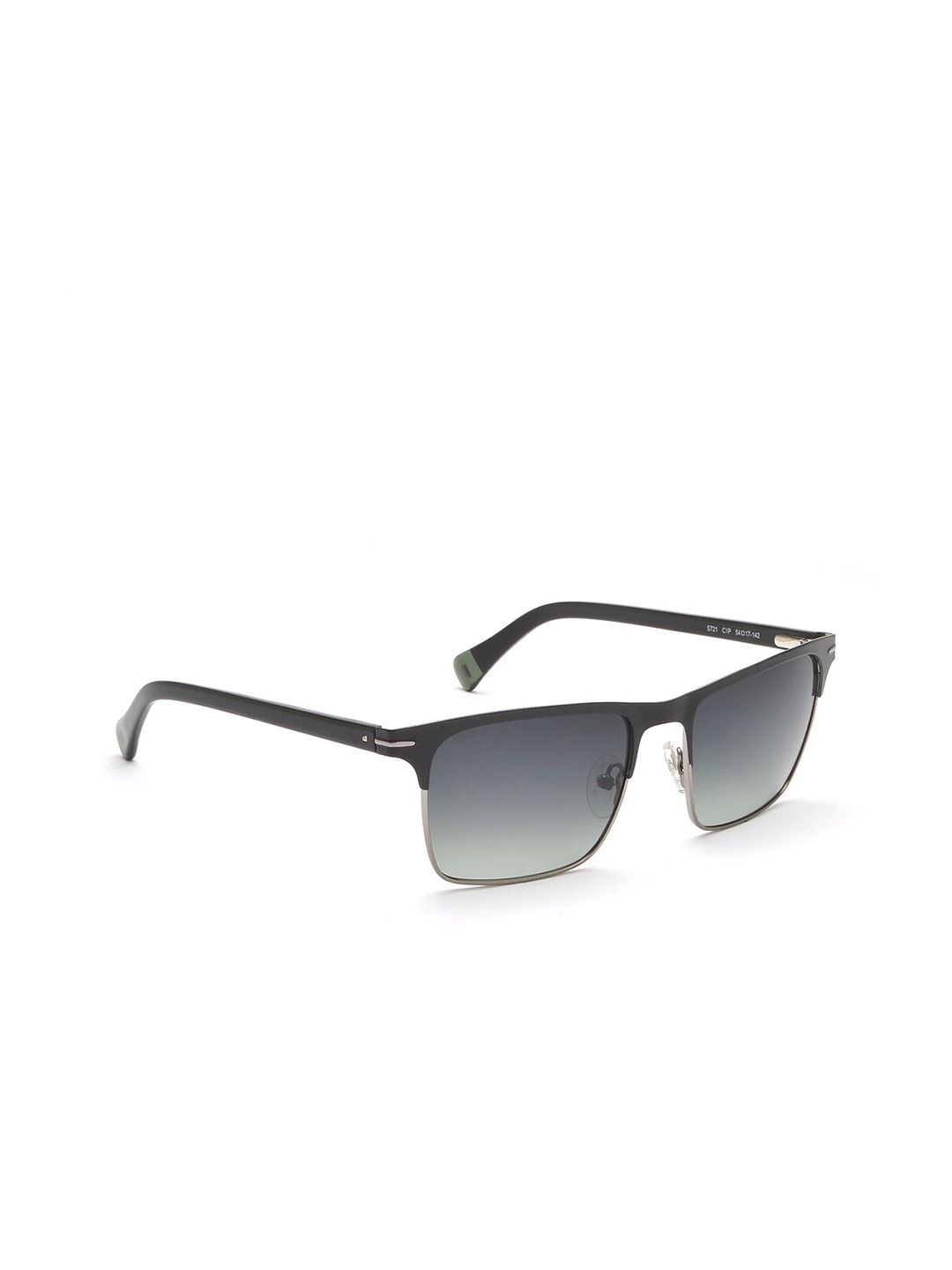 Image Unisex Green Lens & Black Polarised Rectangle Sunglasses IMS721C1PSG Price in India