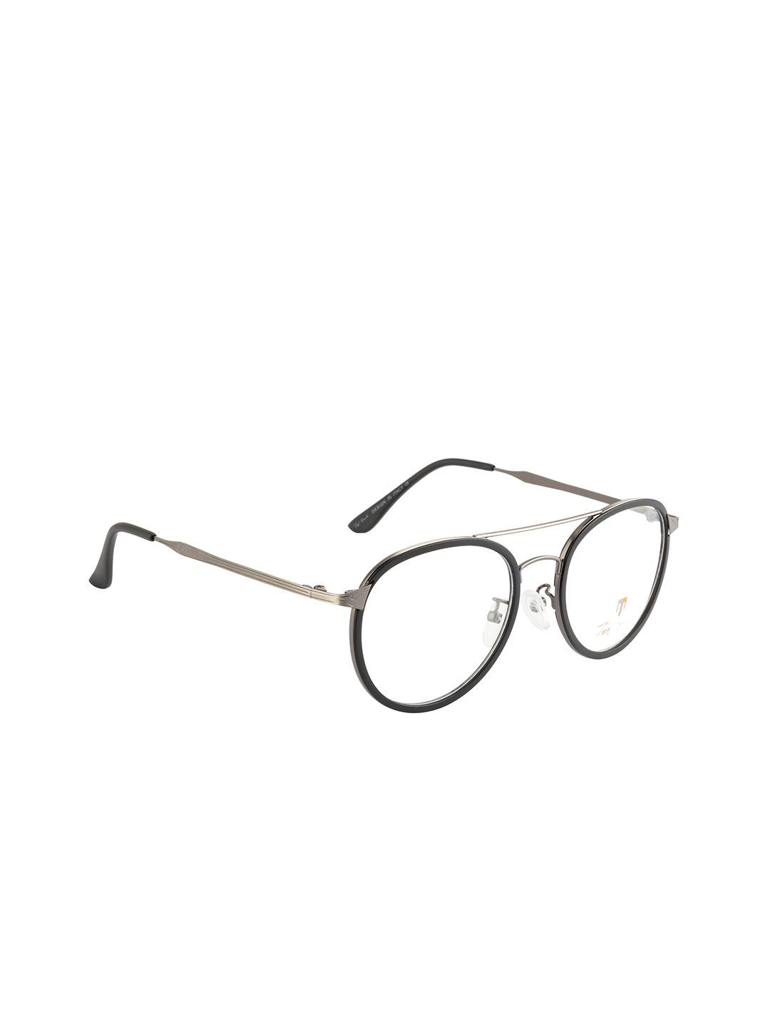 Ted Smith Unisex Black Full Rim Aviator Frames Price in India