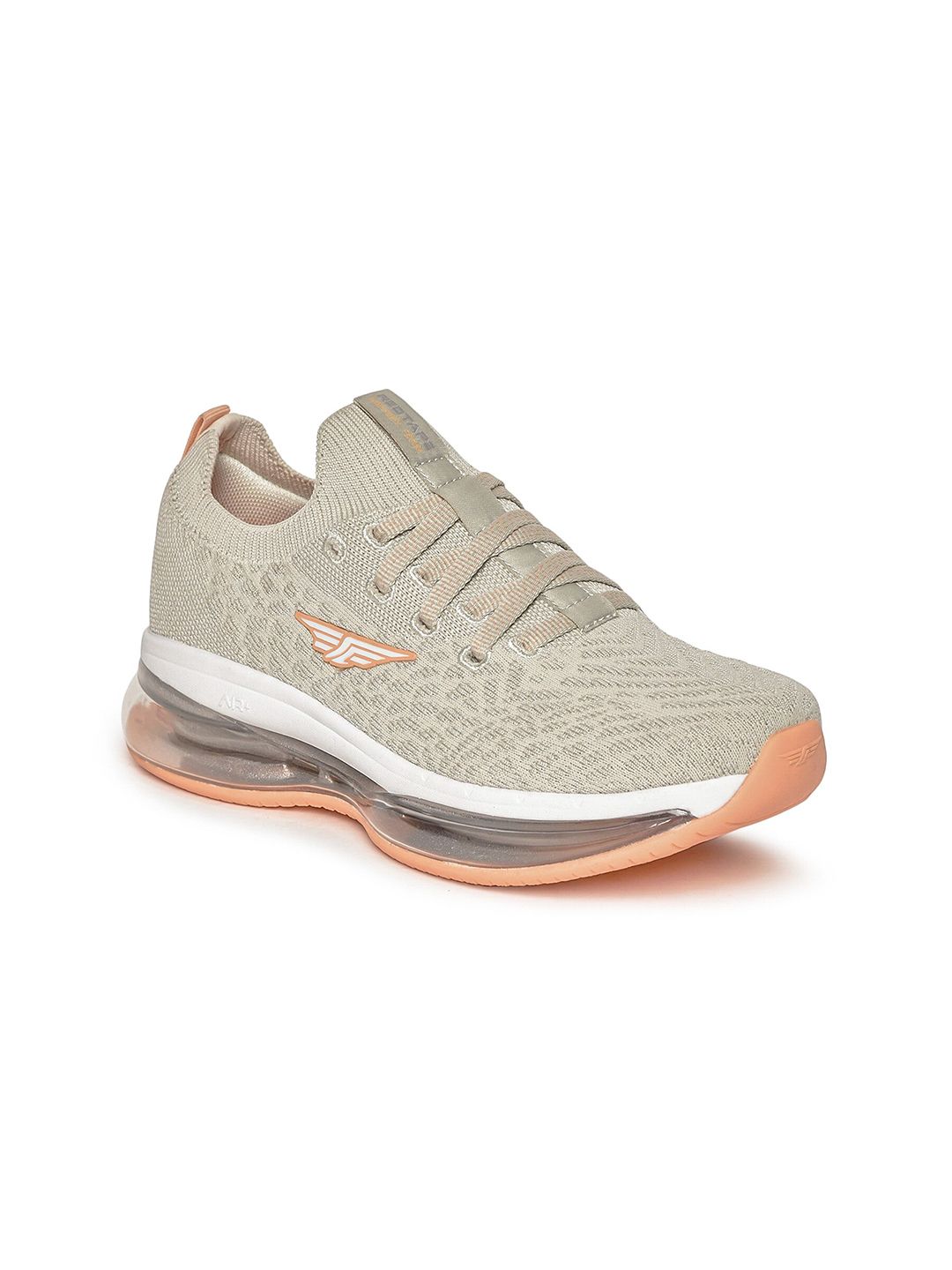 Red Tape Women Beige Mesh Walking Shoes Price in India