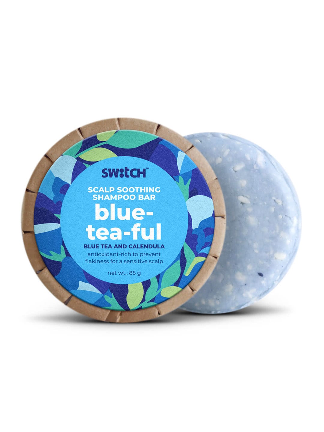 The Switch Fix Hair Soothing Blue-Tea-Ful Shampoo Bar for 50g Price in India