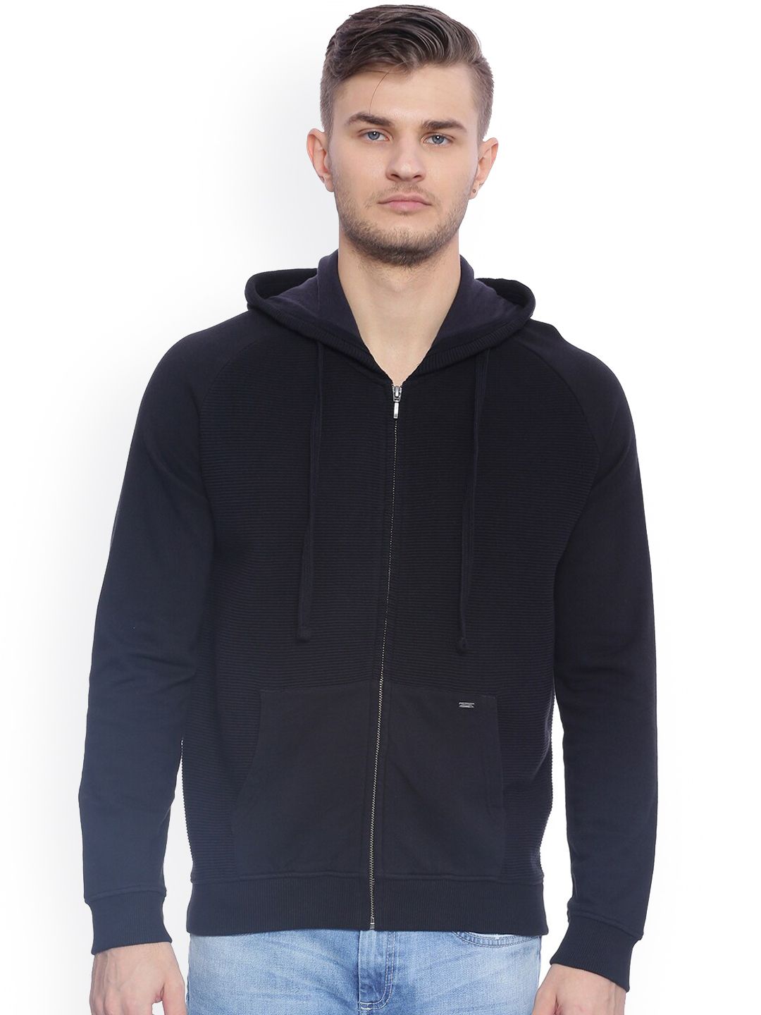 Basics Men Black Sporty Jacket