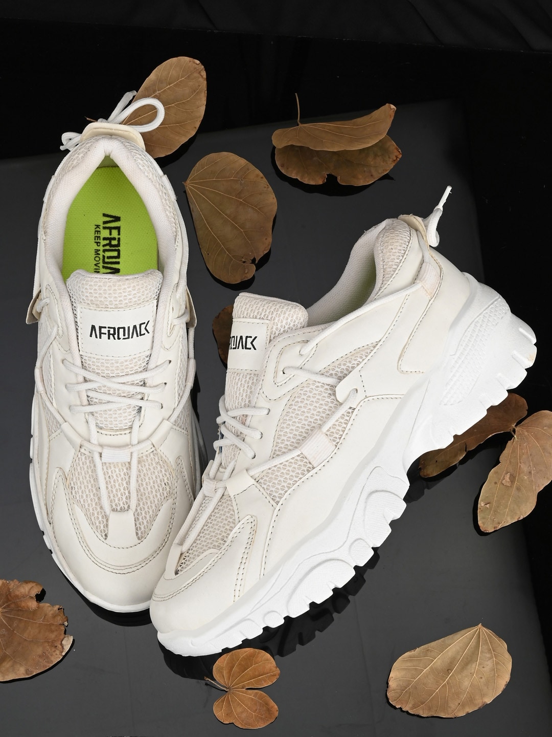 AfroJack Women White Sneakers Price in India