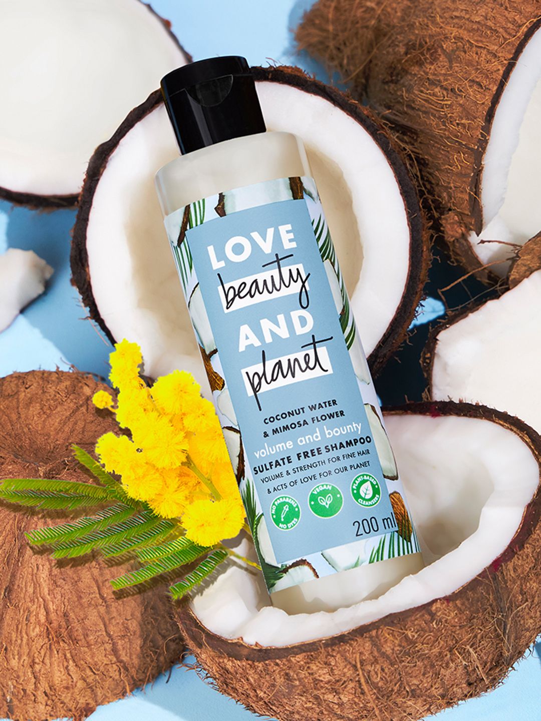 Love Beauty & Planet Coconut Water & Mimosa Flower Volume and Bounty Shampoo 200 ml Price in India