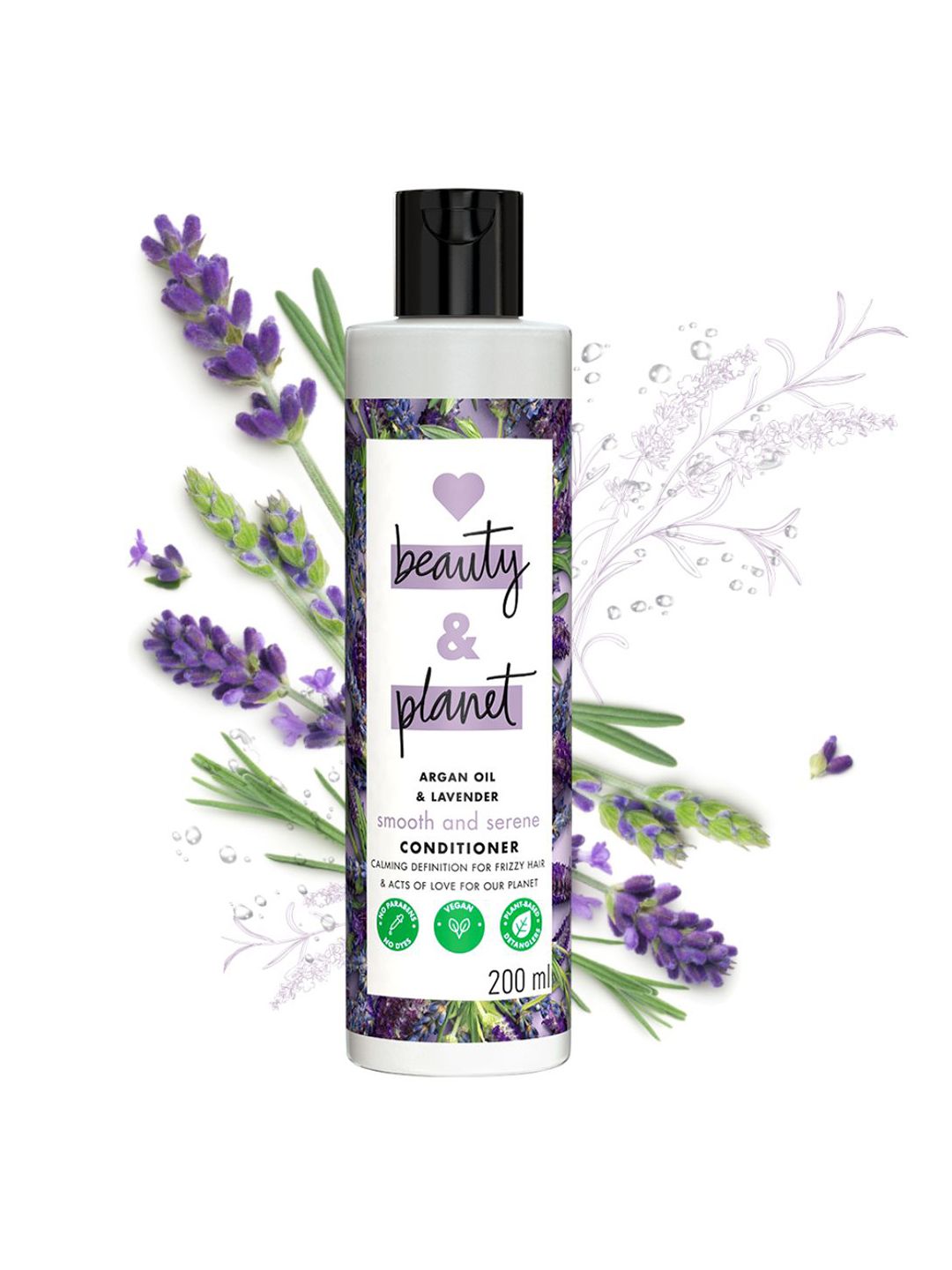 Love Beauty & Planet Smooth and Serene Conditioner with Argan Oil & Lavender 200 ml Price in India