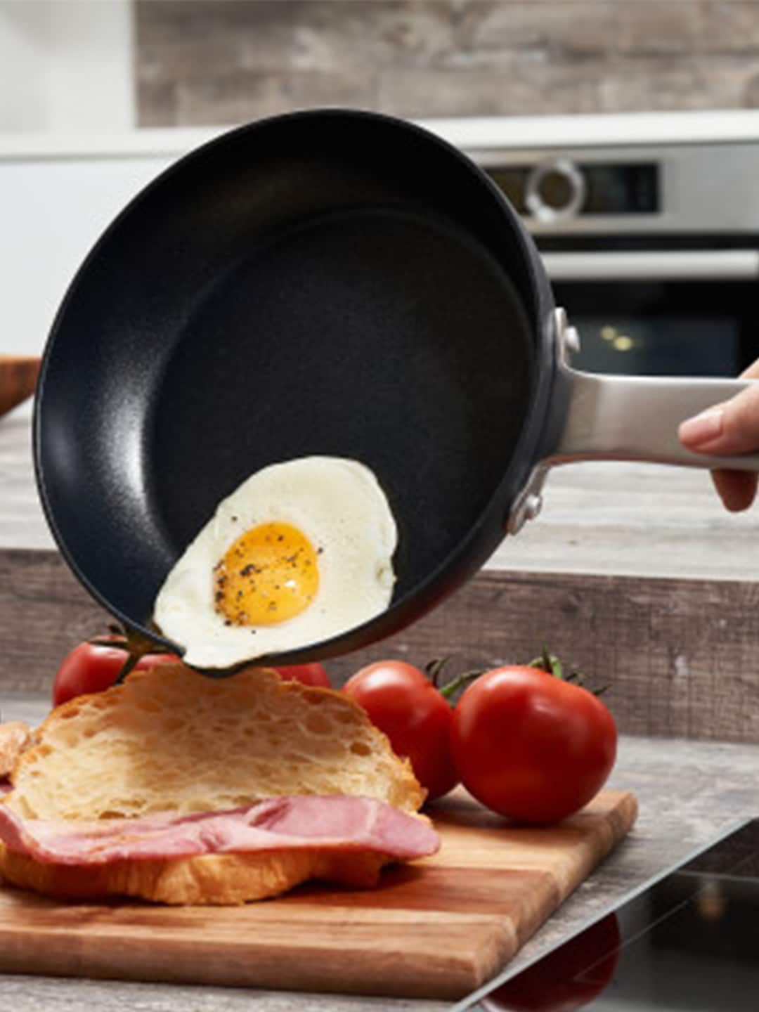 Zyliss Black Solid Dishwasher Safe Frying Pan Price in India