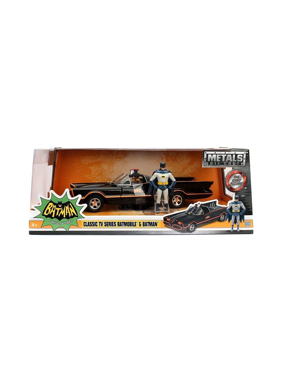 Buy Jada Toys Kids Black & Blue 1966 Batman TV Series Die-Cast