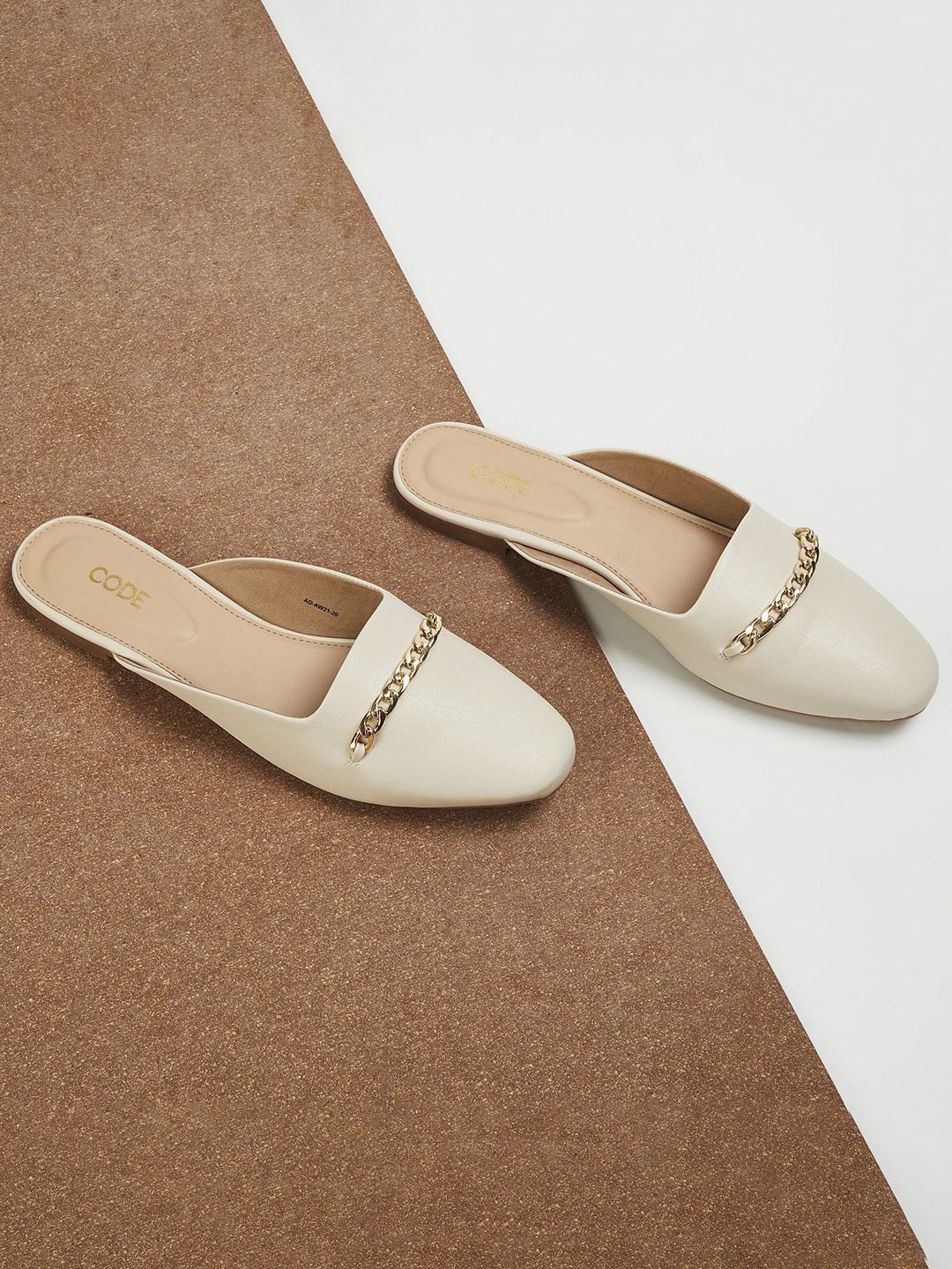 CODE by Lifestyle Women Beige Derbys Price in India