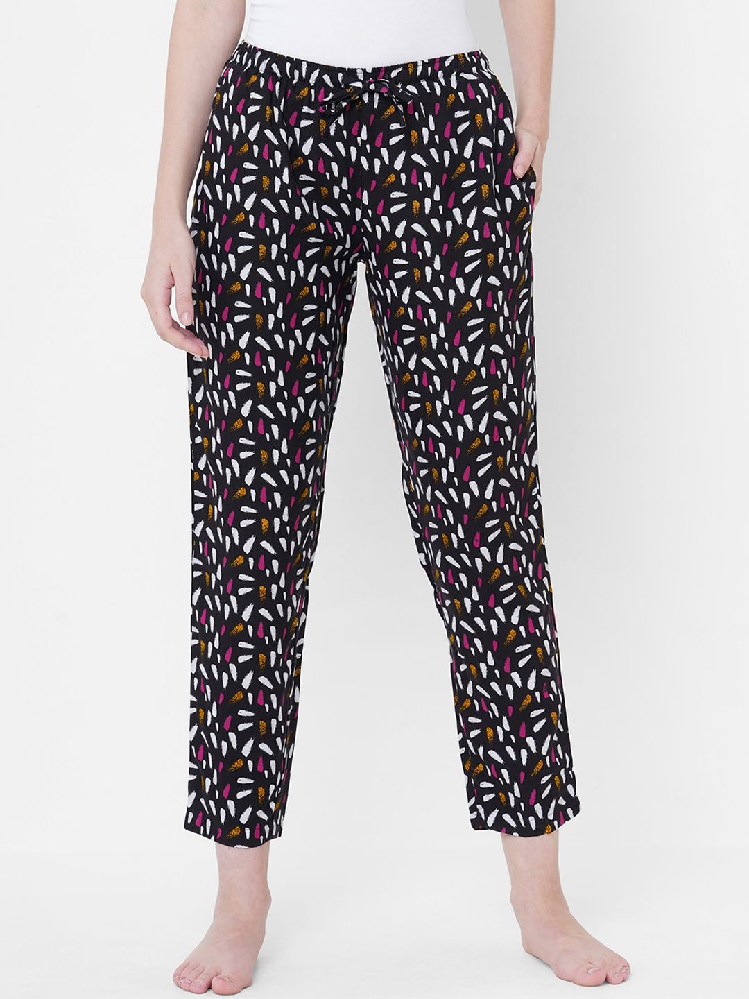 URBAN SCOTTISH Women Multi Printed Lounge Pants Price in India