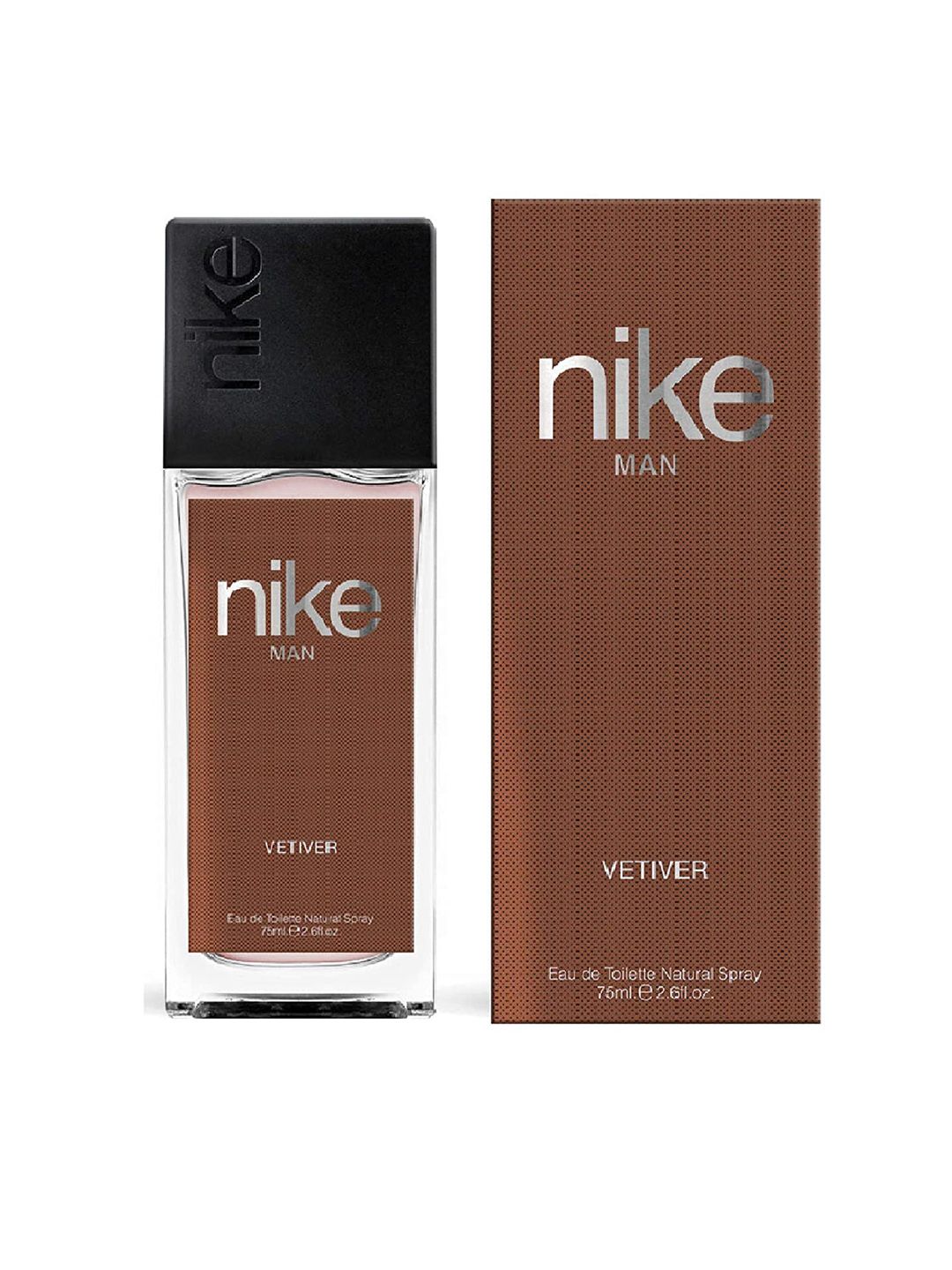 Nike Men Transparent Vetiver Eau de Toilette Natural Spray 75Ml