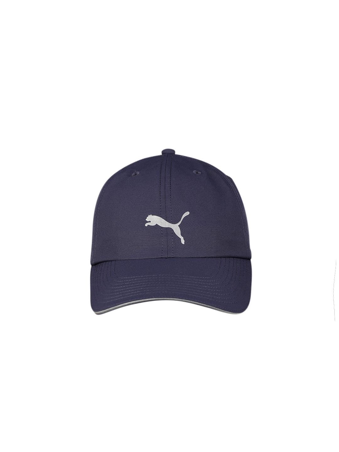 Puma Unisex Navy Blue Brand Logo Printed Running Baseball Cap Price in India