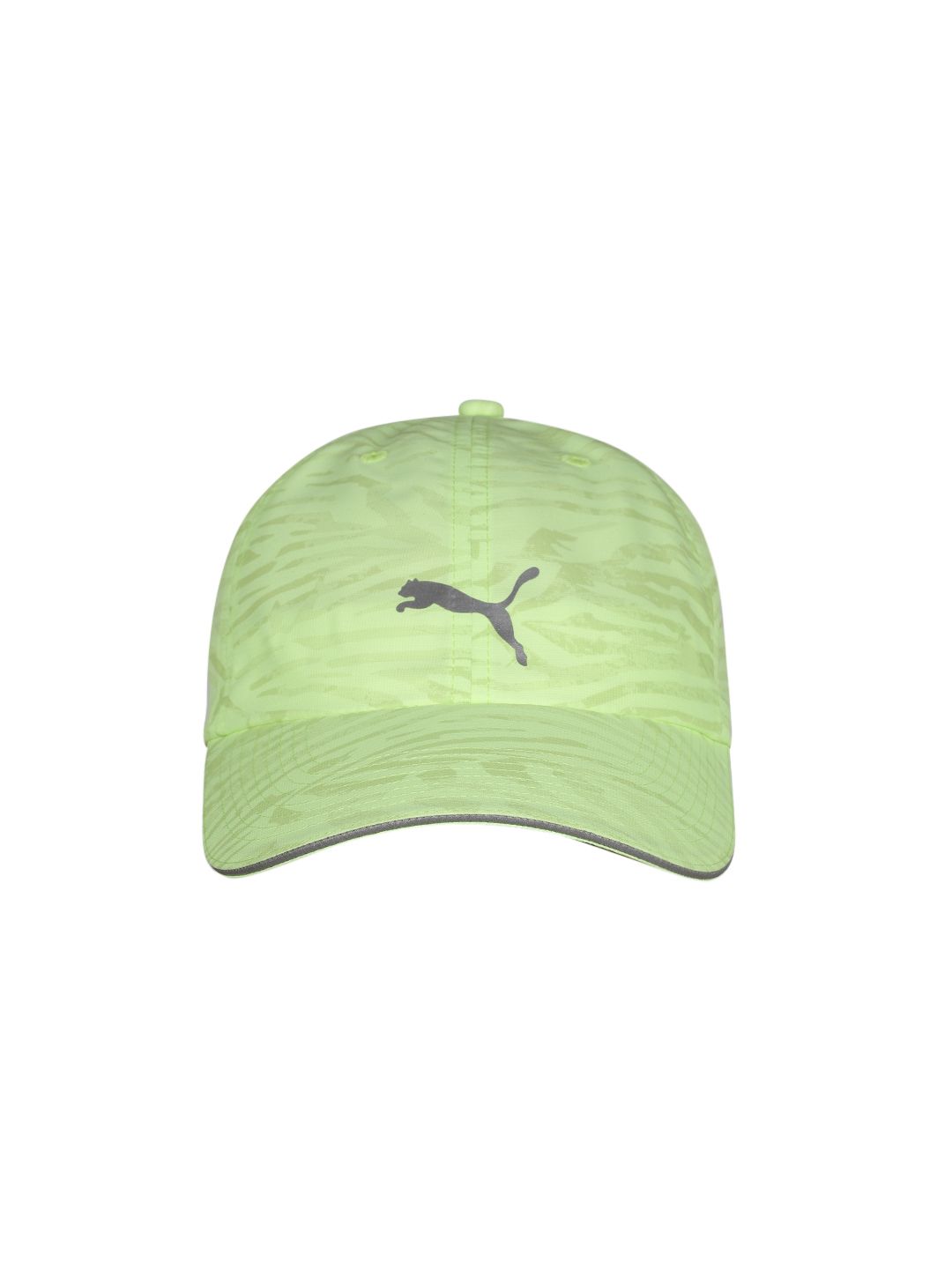 Puma Unisex Lime Green Printed Snapback Cap Price in India