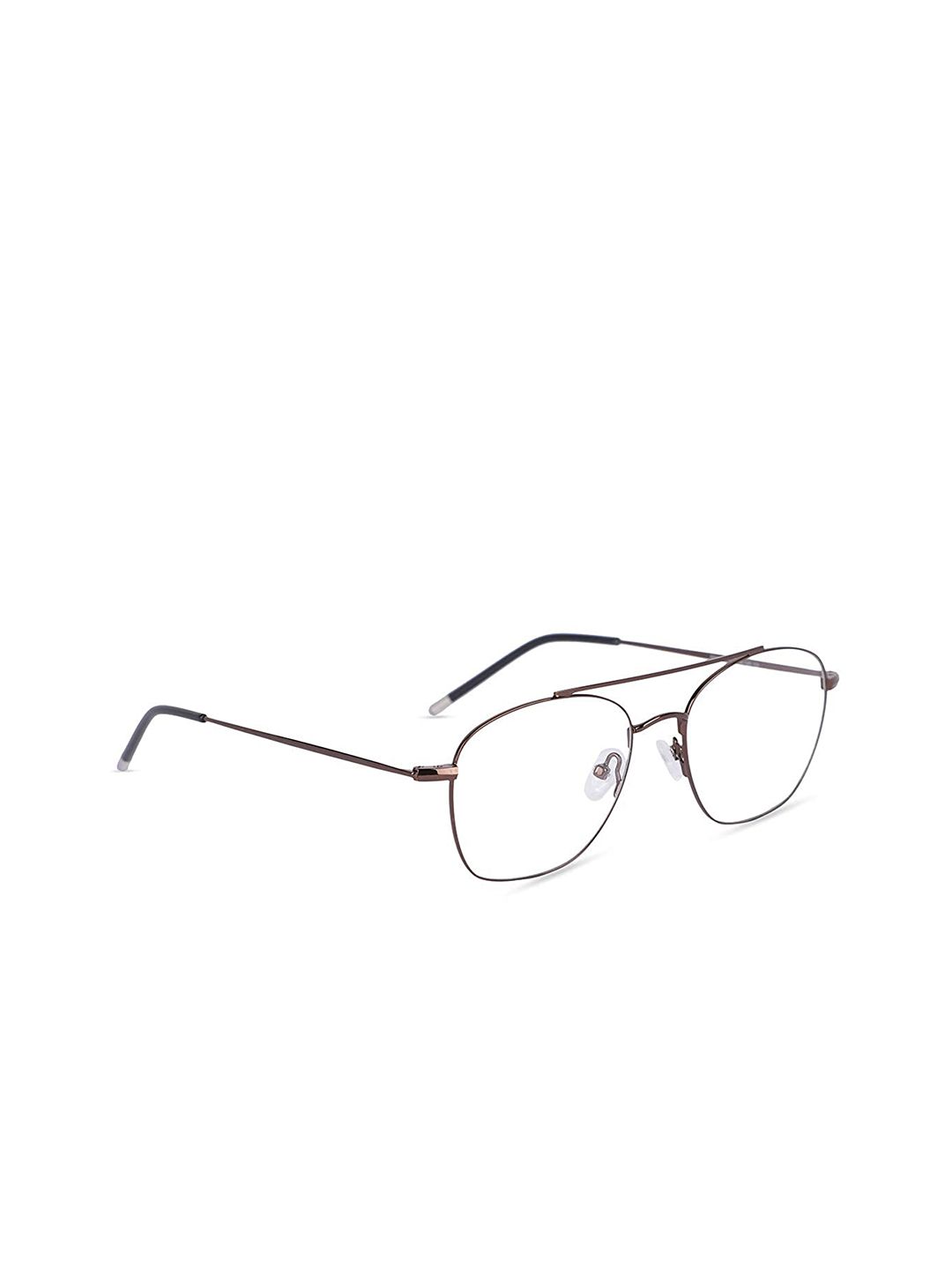 MARC LOUIS Unisex Brown Full Rim Square Frames MLRB3274-C5 FR Price in India