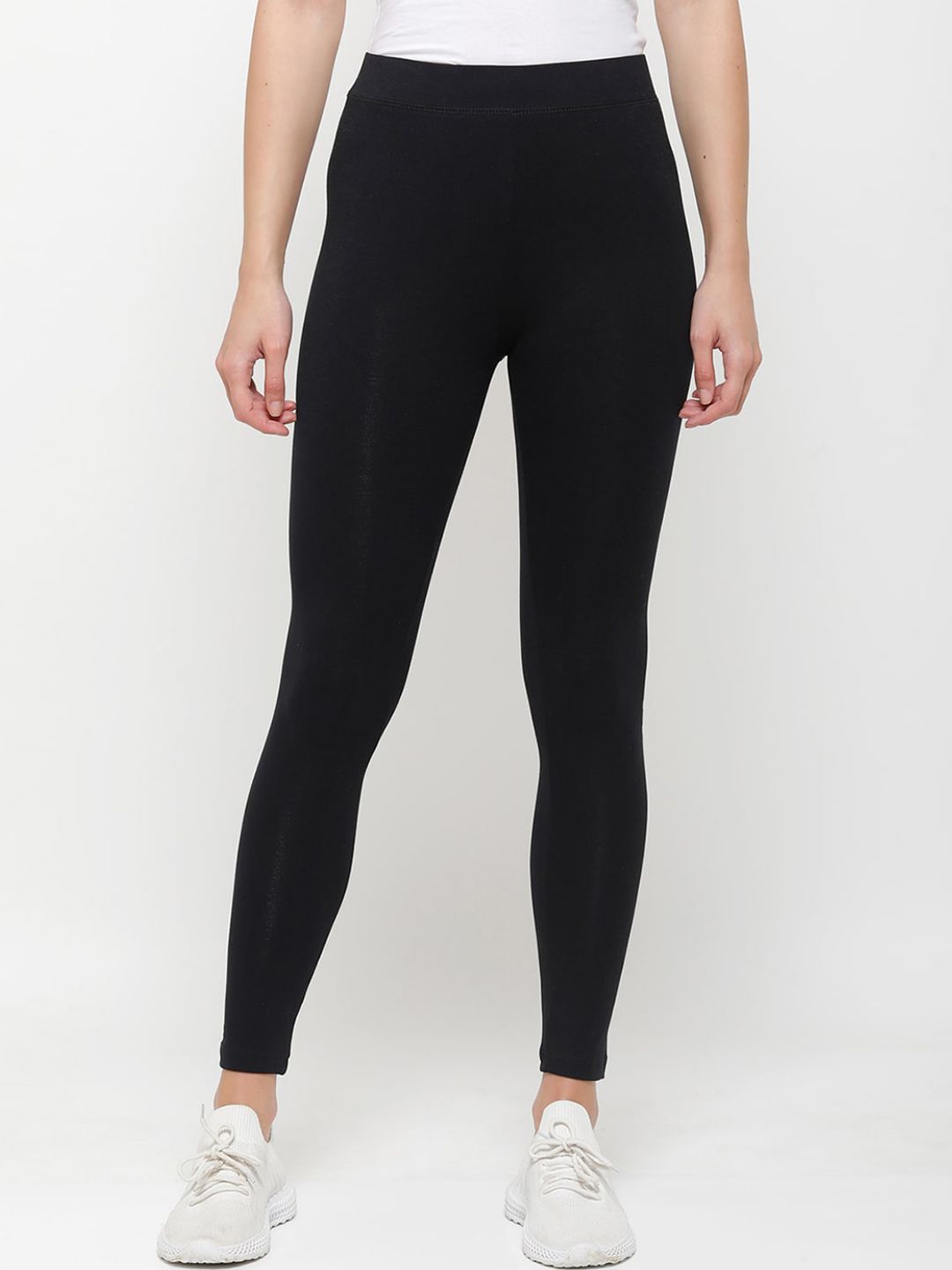 De Moza Woman Black Active Wear Leggings Price in India