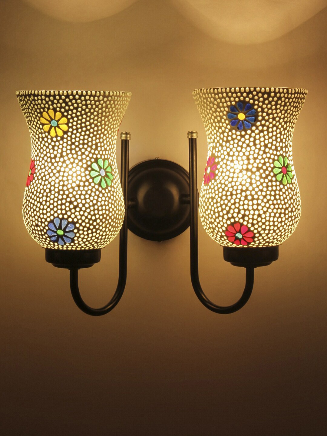 Devansh Multi Mosaic Glass Ceiling Lamp Price in India
