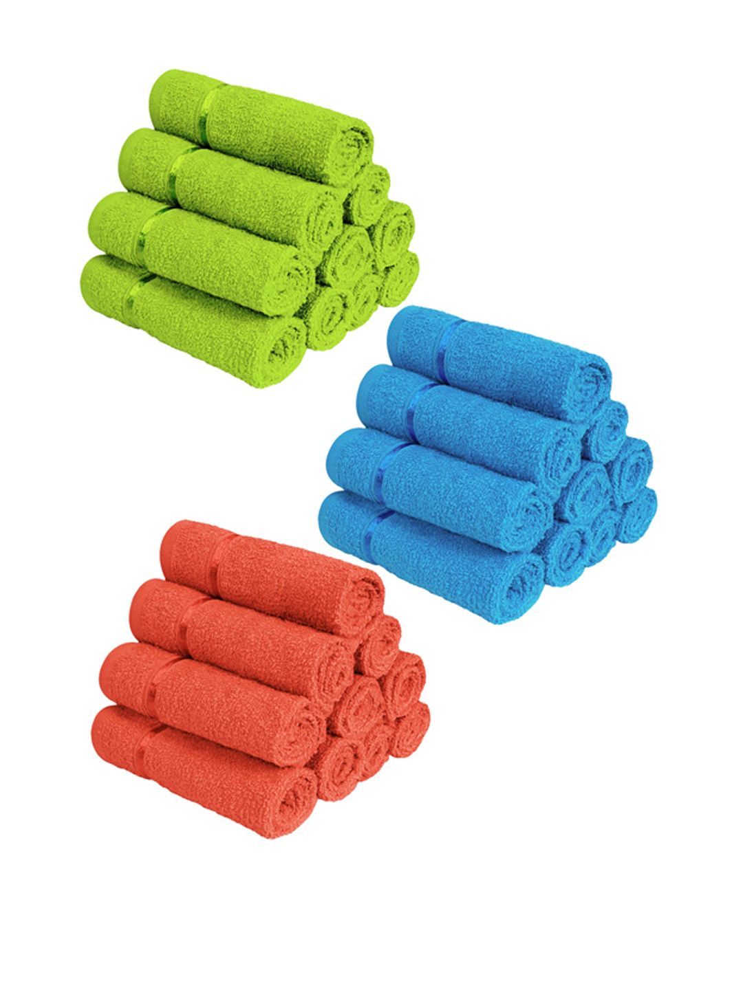 Story@home Set of 30 450 GSM Cotton Face Towels Price in India