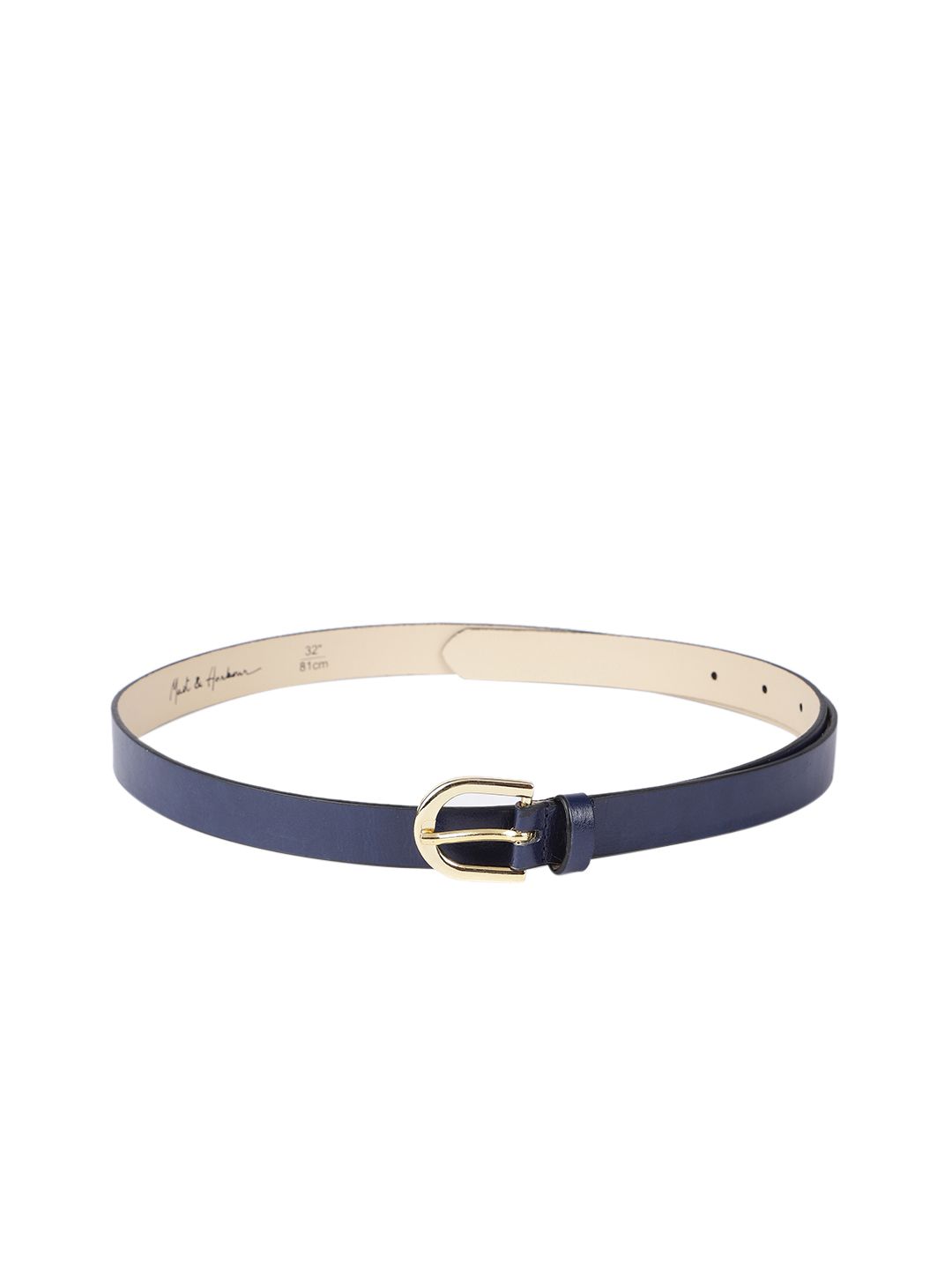 Mast & Harbour Women Navy Blue Belt Price in India