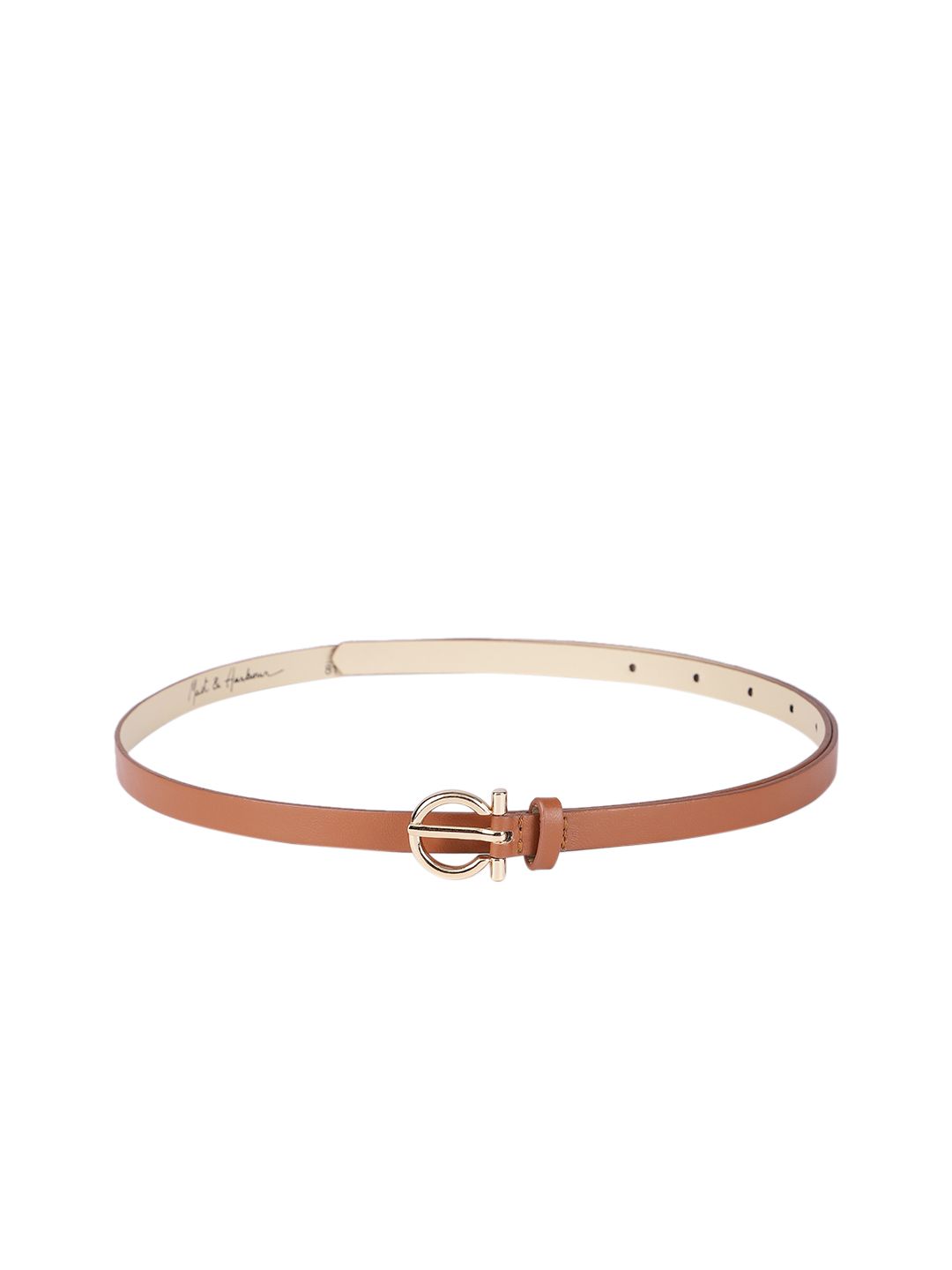 Mast & Harbour Women Tan Brown Belt Price in India