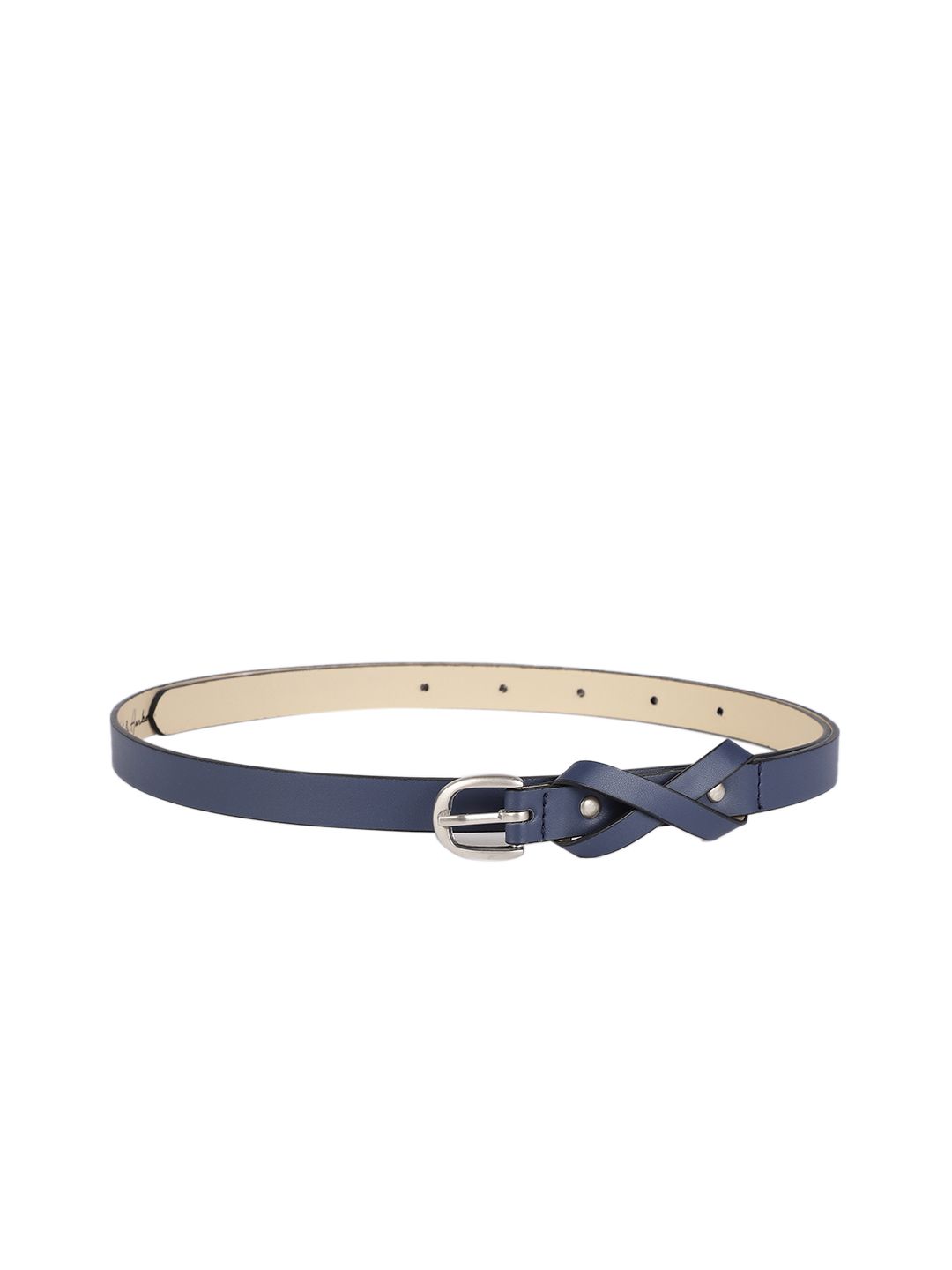 Mast & Harbour Women Navy Blue Synthetic Belt Price in India