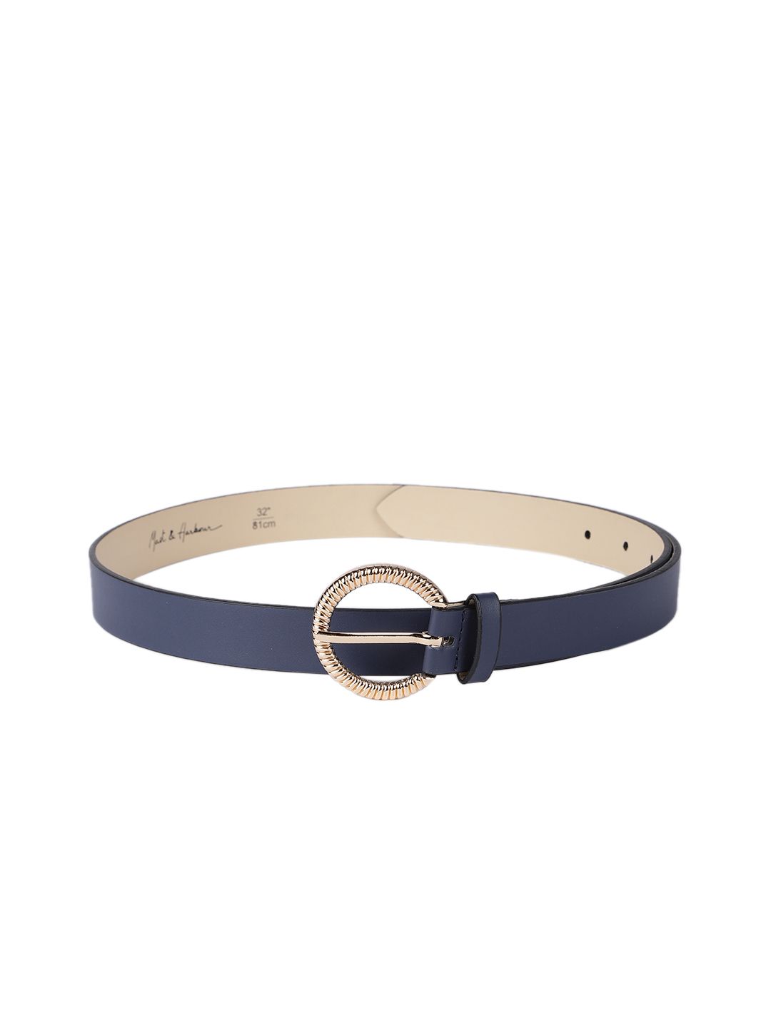 Mast & Harbour Women Navy Blue Belt Price in India