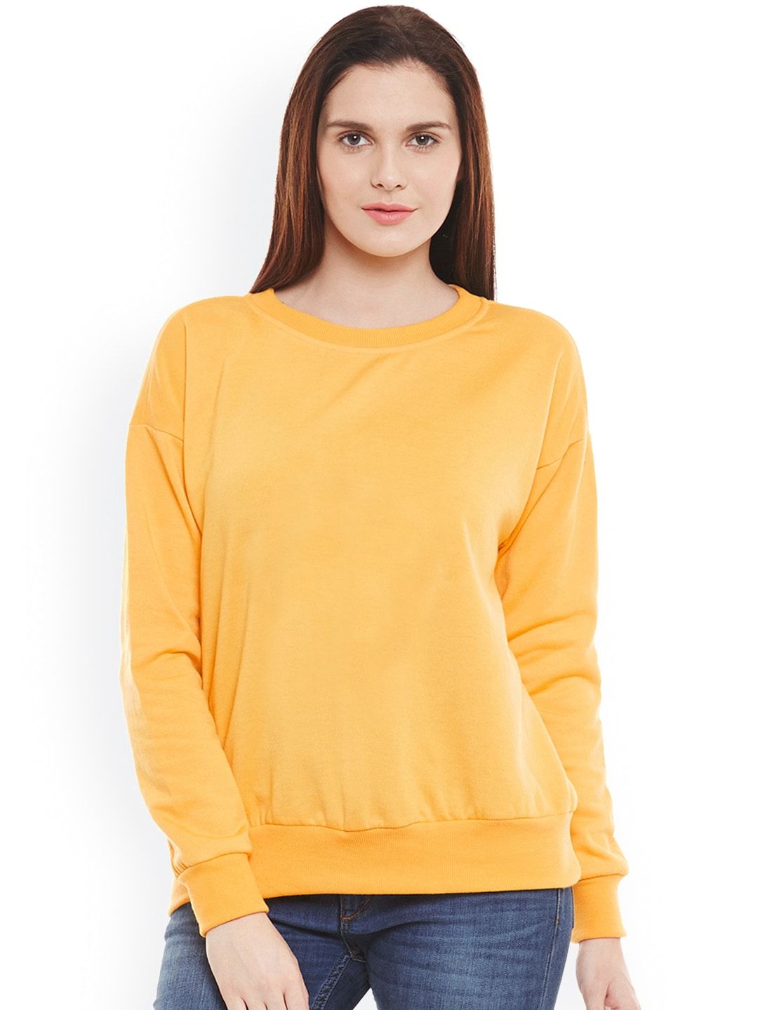 Belle Fille  Yellow Sweatshirt Price in India