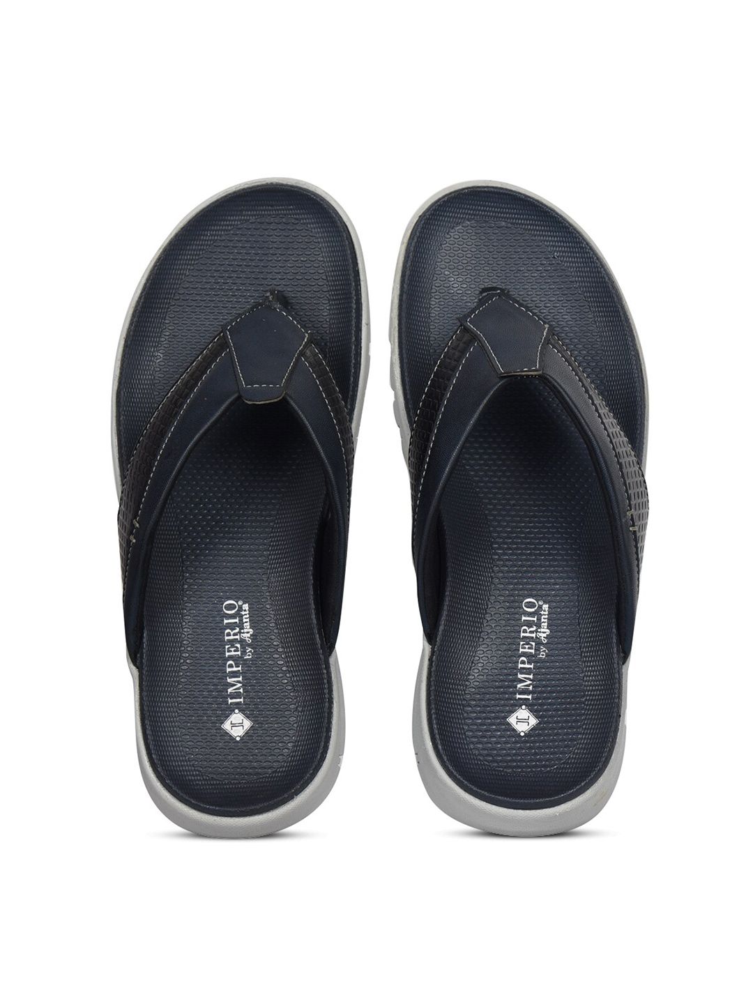 Ajanta Men Black & White Slip-On