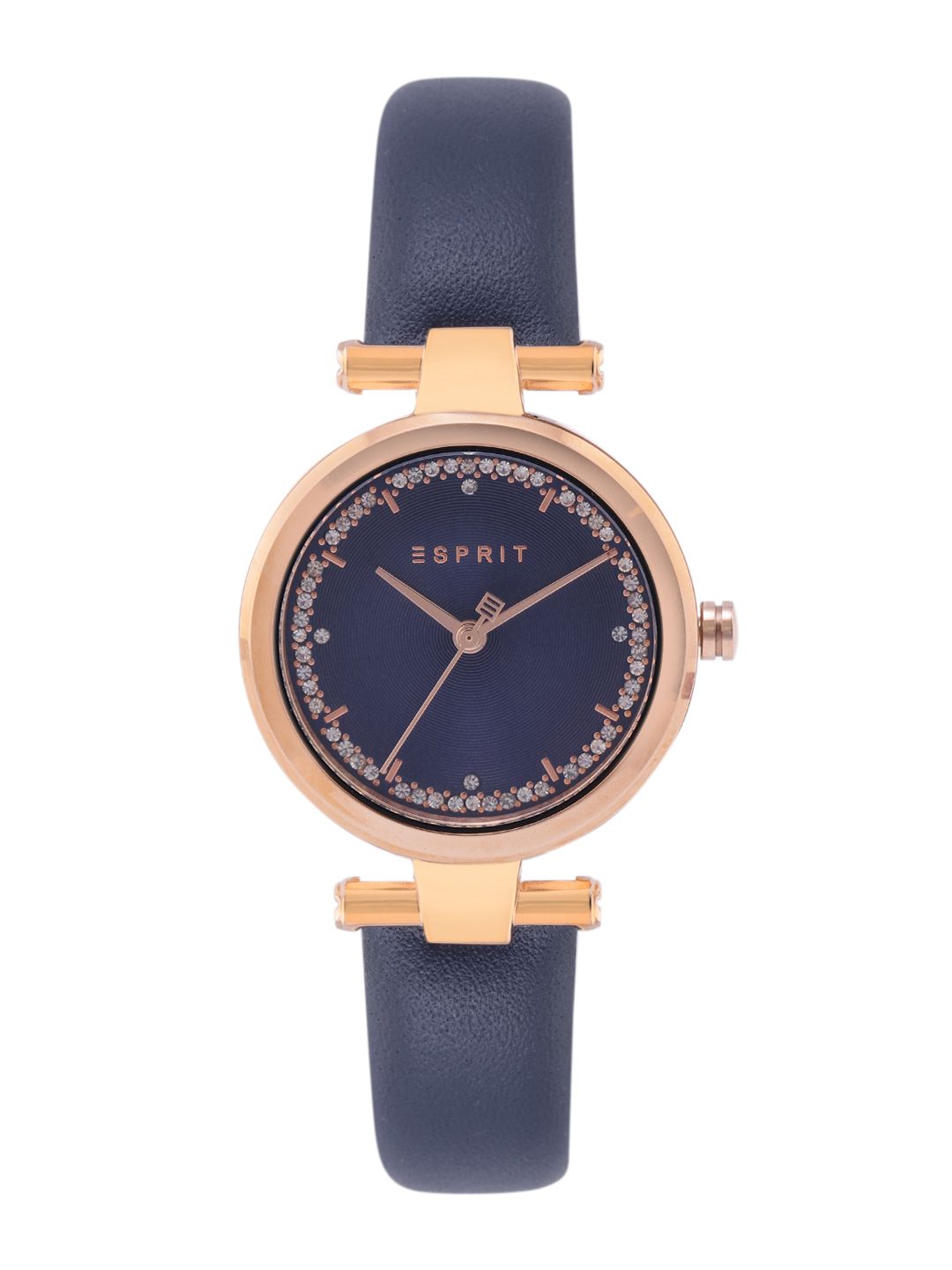 ESPRIT Women Blue Embellished Analogue Watch ES1L203L0055 Price in India