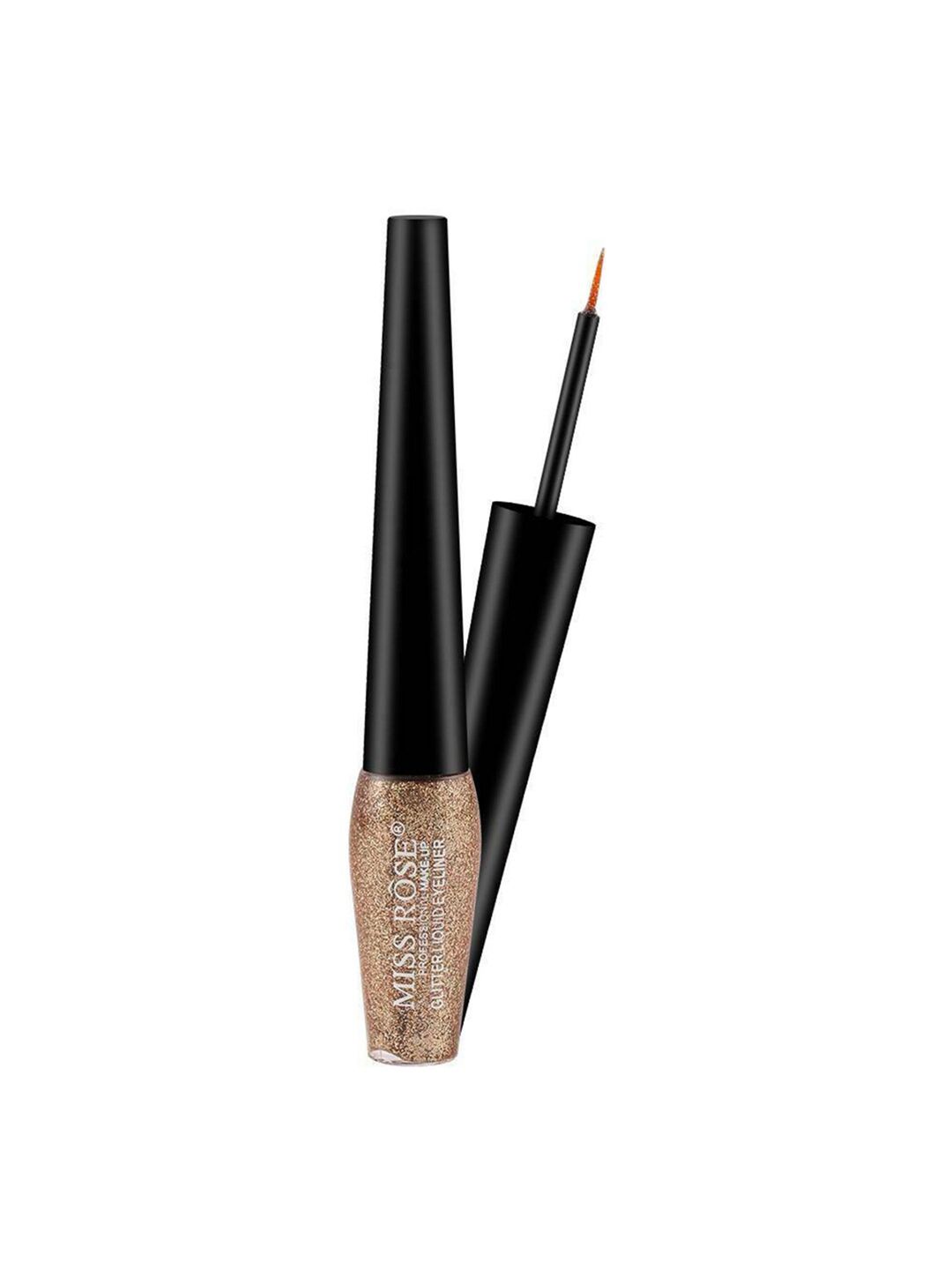 MISS ROSE Gold-Toned Professional Glitter Liquid Eye Liner - 14 Price in India