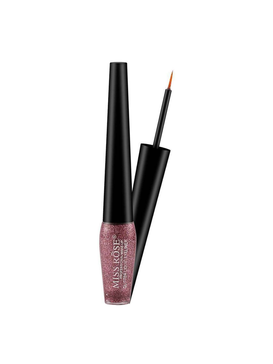 MISS ROSE Rose Gold-Toned Professional Glitter Liquid Eye Liner - 07 Price in India