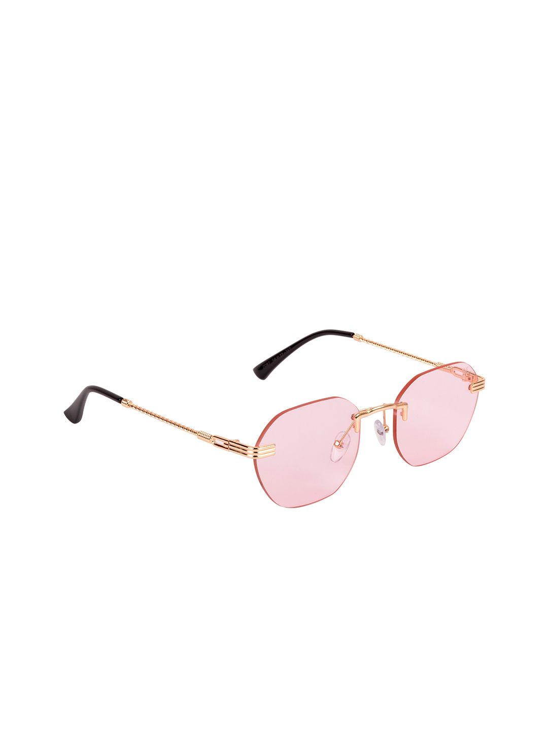 Voyage Unisex Pink & Gold-Toned UV Protected Sunglasses 2097MG3605 Price in India