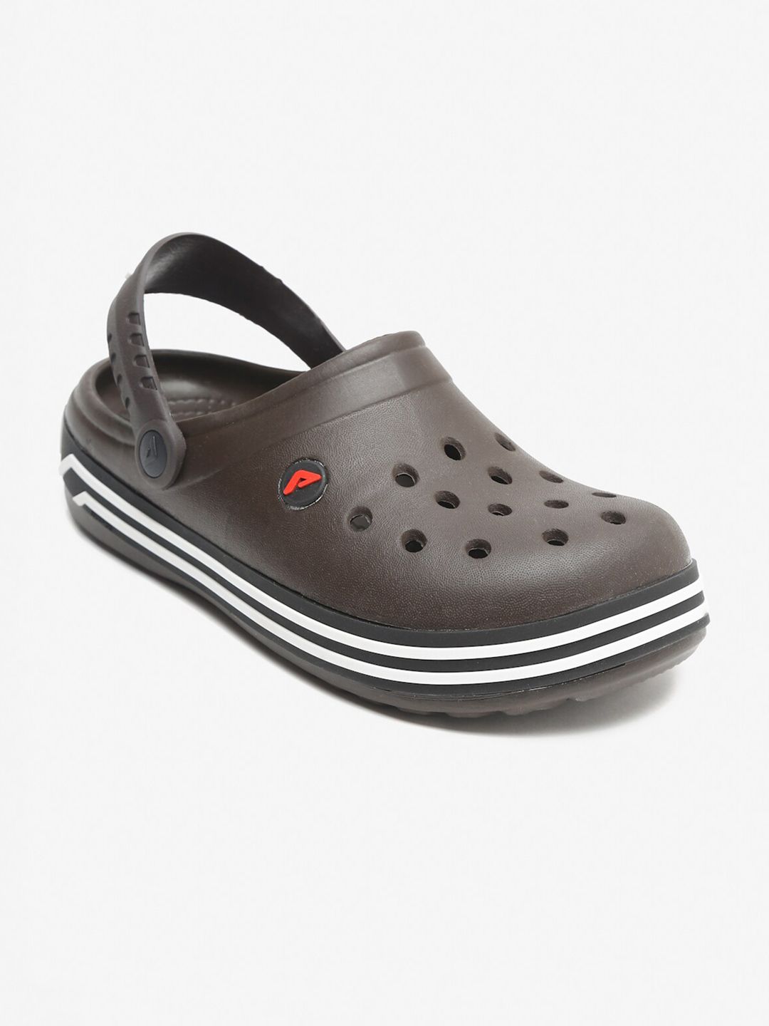 Adda Men Brown & White Clogs