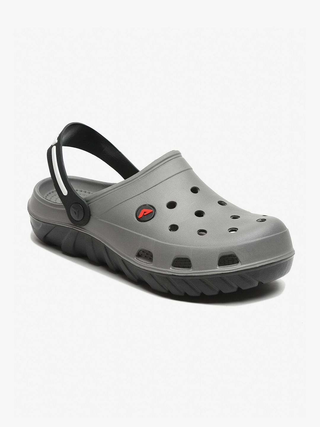 Adda Men Grey Clogs Sandals