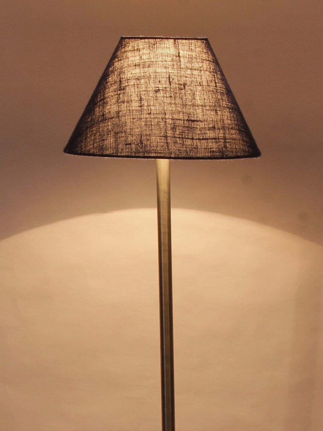 Devansh Blue Steel Floor Lamp With Frustum Shade Price in India