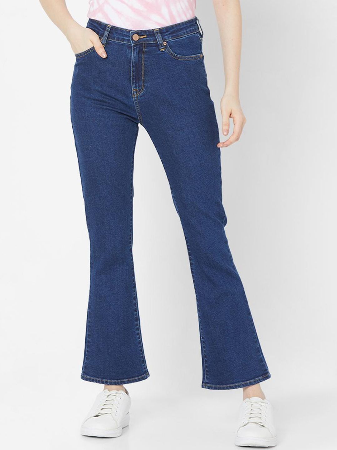 SPYKAR Women Blue Relaxed Fit Jeans Price in India