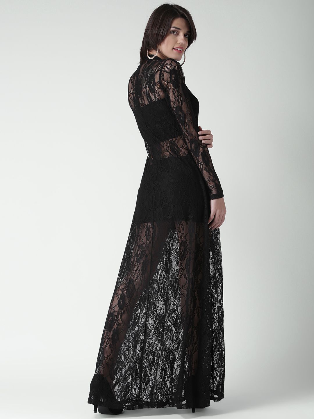 self portrait pink lace dress Pink Organza Lace Maxi Dress – self-portrait-US main image 1