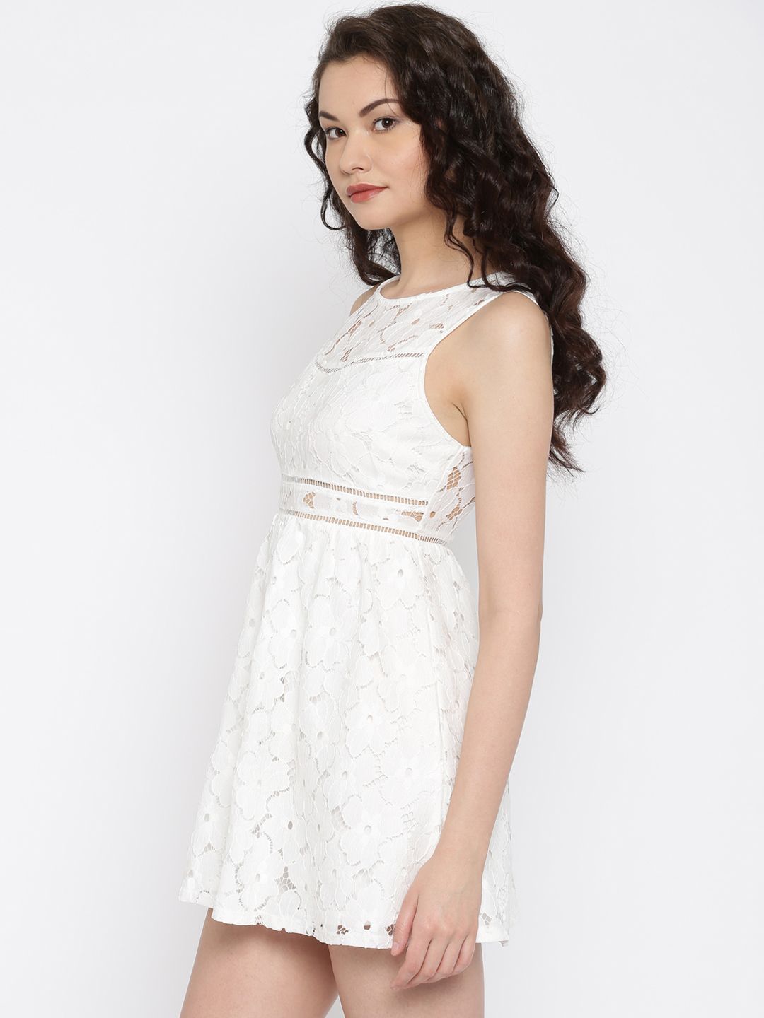 chinese dress ladies Forever 21 Nude Maxi Dress with White Embroidered Lace- Size S – The Saved  Collection