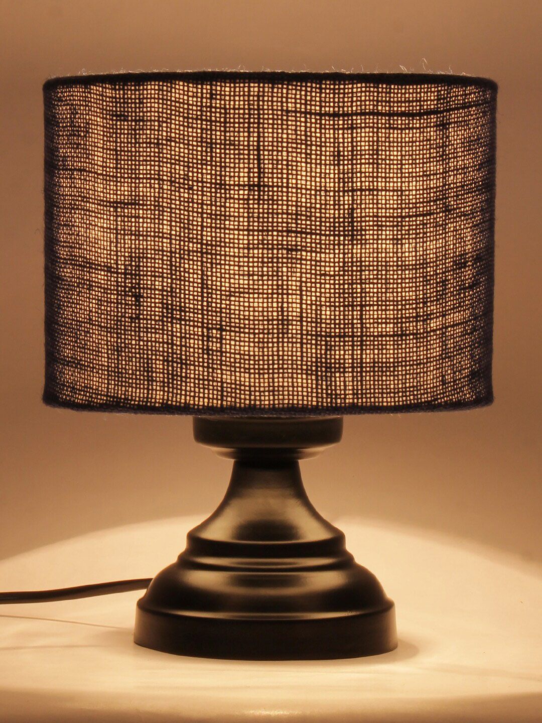 Devansh Blue Textured Table Lamp Price in India