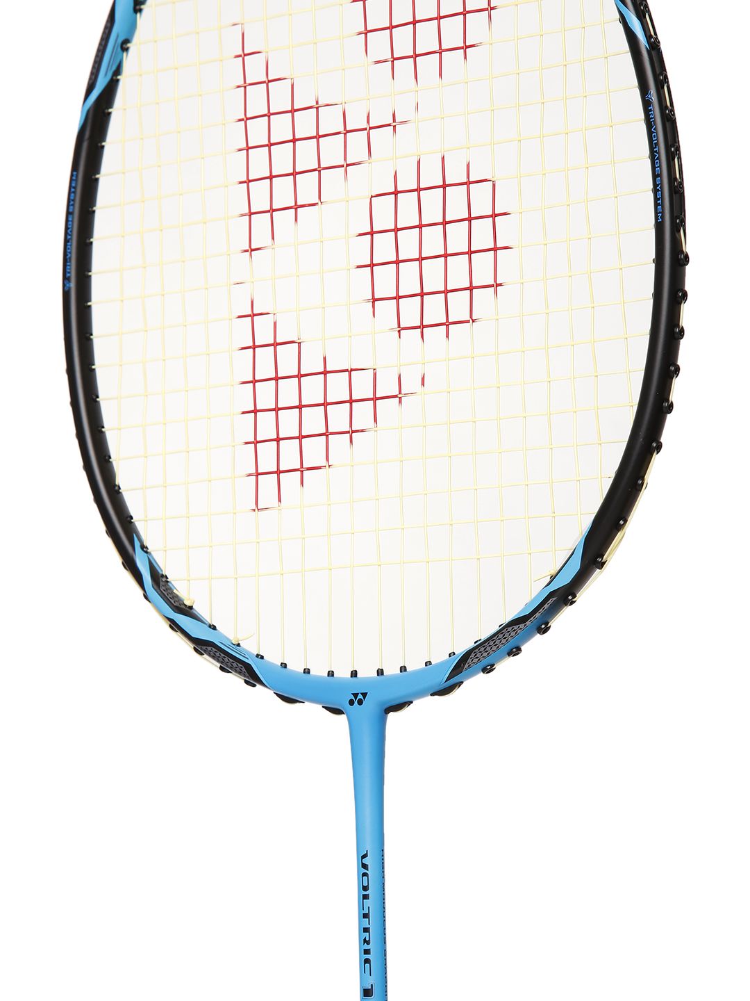 Buy YONEX Unisex Blue & Black Voltric 1 DG Printed Strung